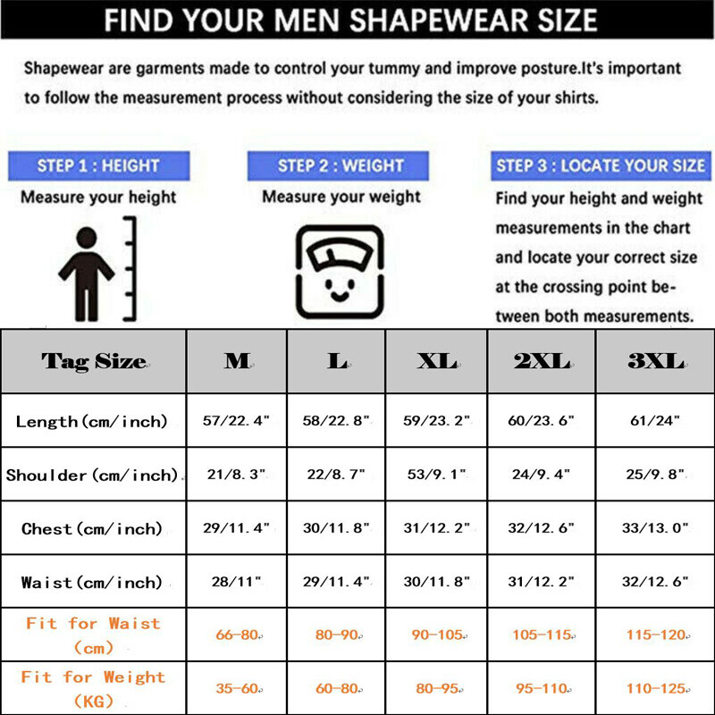 Fajas Ultra Lift Men Slimming Body Shaper Vest Workout