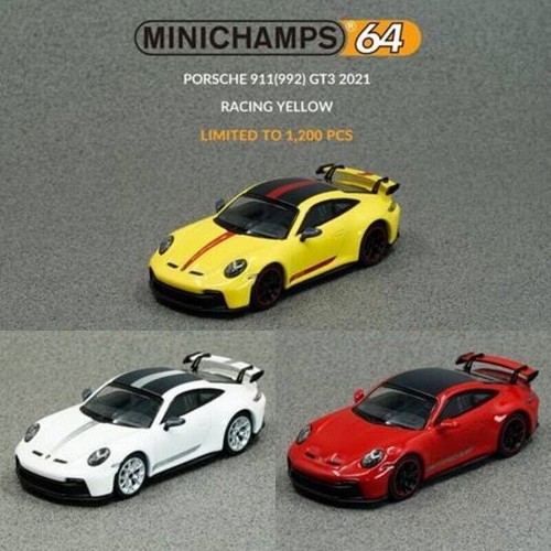 Fuelme 1/64 911 GT3RS イエロー 1:64 Porsche 911 GT3 RS Yellow/black - Loose | eBay