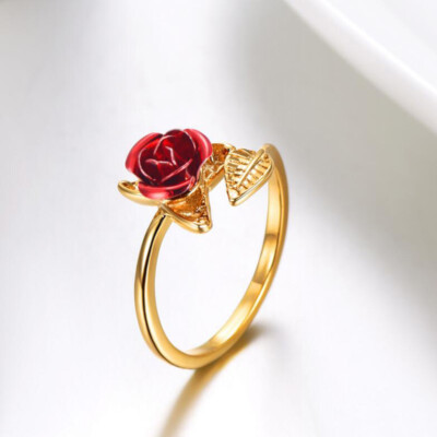 Fashion Silver Plated Seven Flowers Open Ring Adjustable Women Jewelry Gift