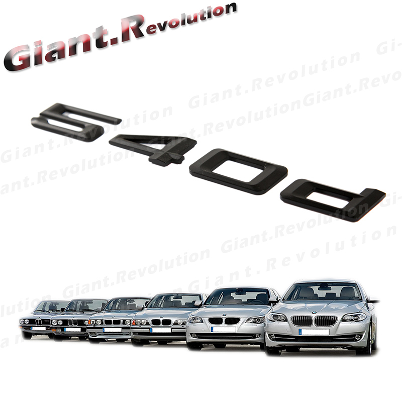 For BMW F30 F31 3-Series Model 335d 3D Black Trunk Lid Emblem Hood Badge Sticker