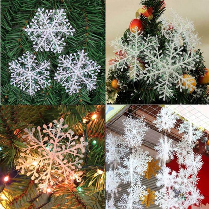 Home Furniture Diy Winter Snowflake String Hanging Window