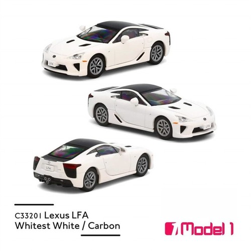 MARK43 LFA ホワイト 1/43スケール Amazon | 1/43 MARK43 レクサス LFA ミニカー ホワイト カーボン