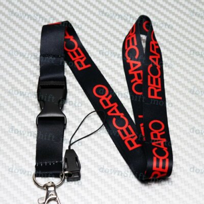 Car Office Neck Strap Lanyard Keyring Key Chain Cellphone for RECARO Universal