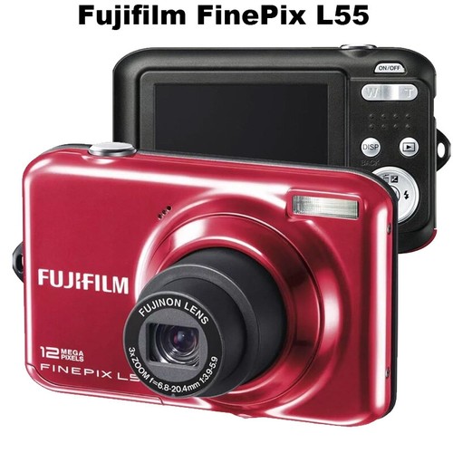 【動作確認済み】FUJIFILM FINEPIX L55 Fujifilm Digital Camera FinePix L55 12.0MP Red Tested | eBay