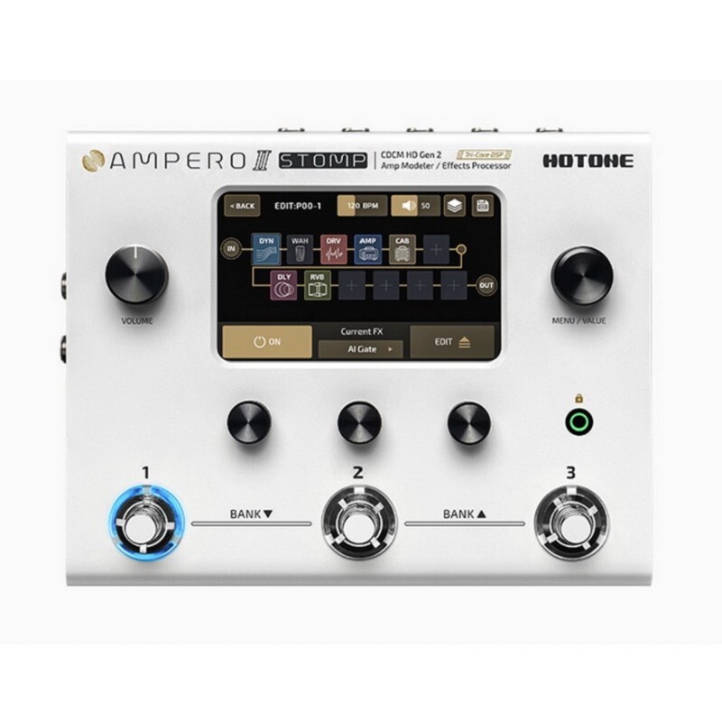 【中古】HOTTONE Ampero2 stomp 付属品あり Hotone Ampero II Stomp Amp Modeler / Effects Processor