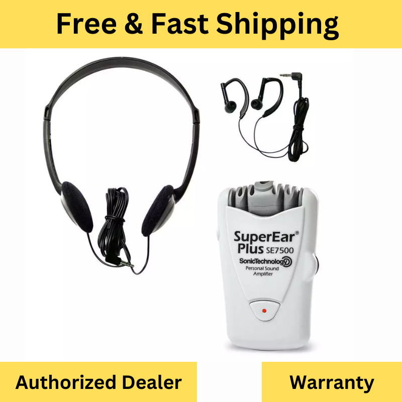 Sonic Technology SuperEar Plus SE7500 Personal Sound Amplifier Pocket Sound