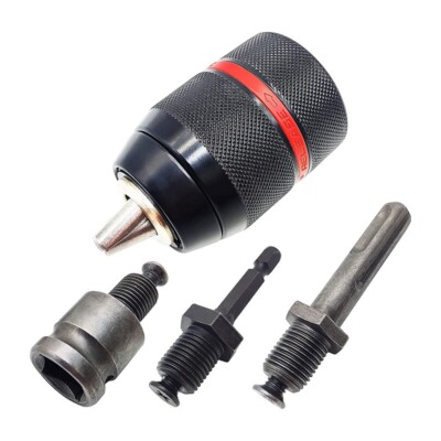 1.5-13Mm Keyless Drill Chuck 1/2Inch-20UNF with SDS-Plus Shank 1/4Inch Hex6073