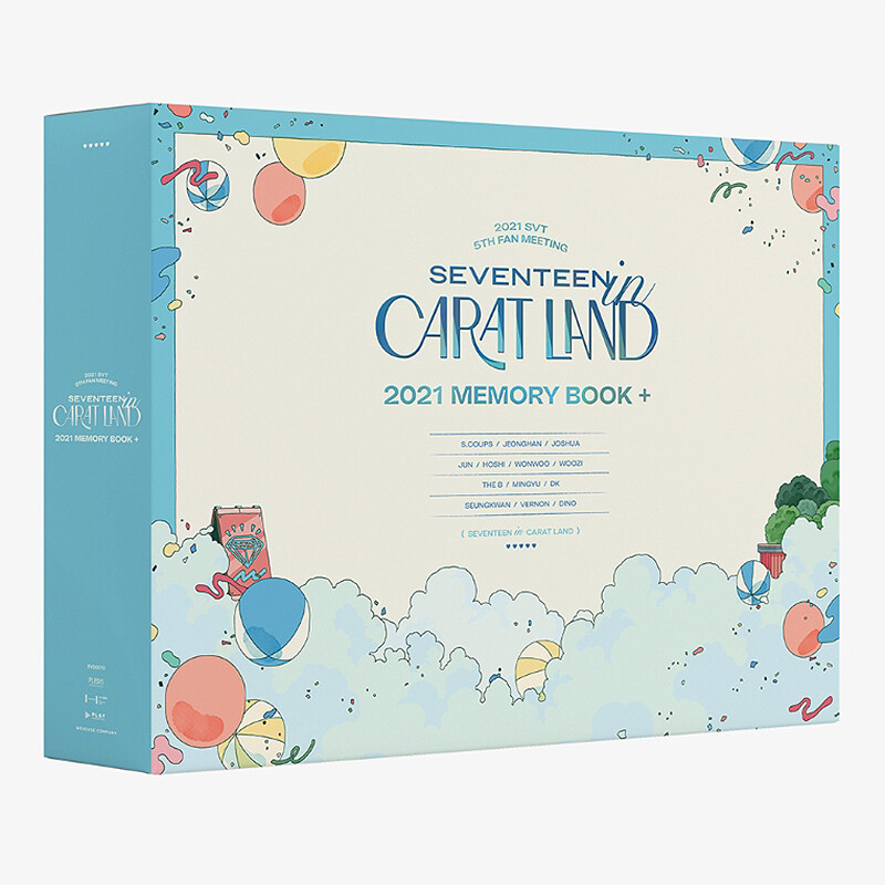 SEVENTEEN in CARAT LAND 2021MEMORY BOOK＋ 2021 SEVENTEEN IN CARAT LAND SVT 5TH FAN MEETING MEMORY BOOK