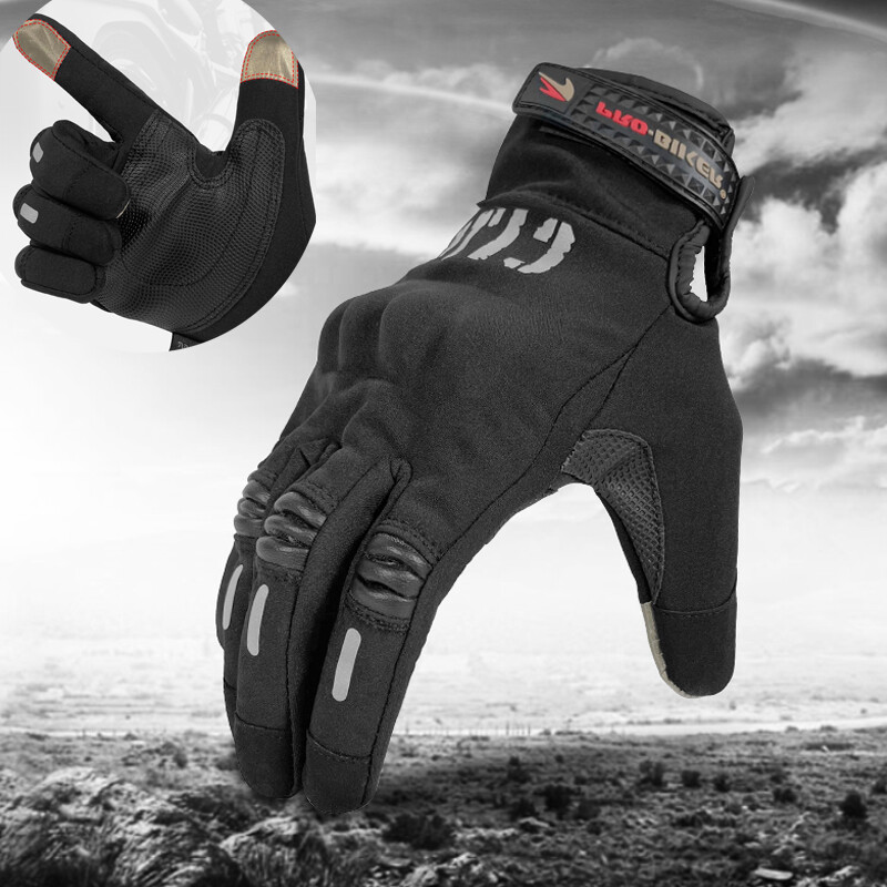 Windproof Motorcycle Full Finger Gloves Mountain Cycling Protect Gloves US