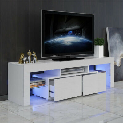 Cabinet Unit W/ Led Light Entertainment Center For 60