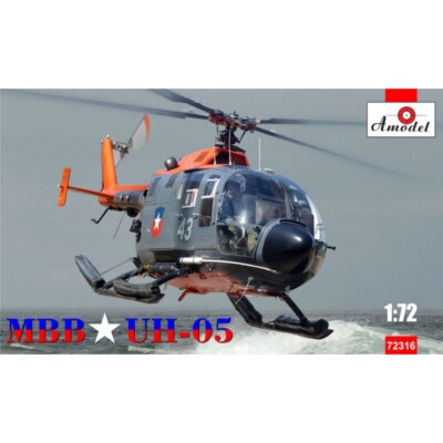 Amodel 72316 Plastic model kit Scale 1:72 Helicopter MBB UH-05 - kits models
