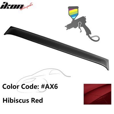 Fits 03-08 Nissan 350Z Coupe 2Dr Rear Roof Spoiler PP Painted #AX6 Hibiscus Red