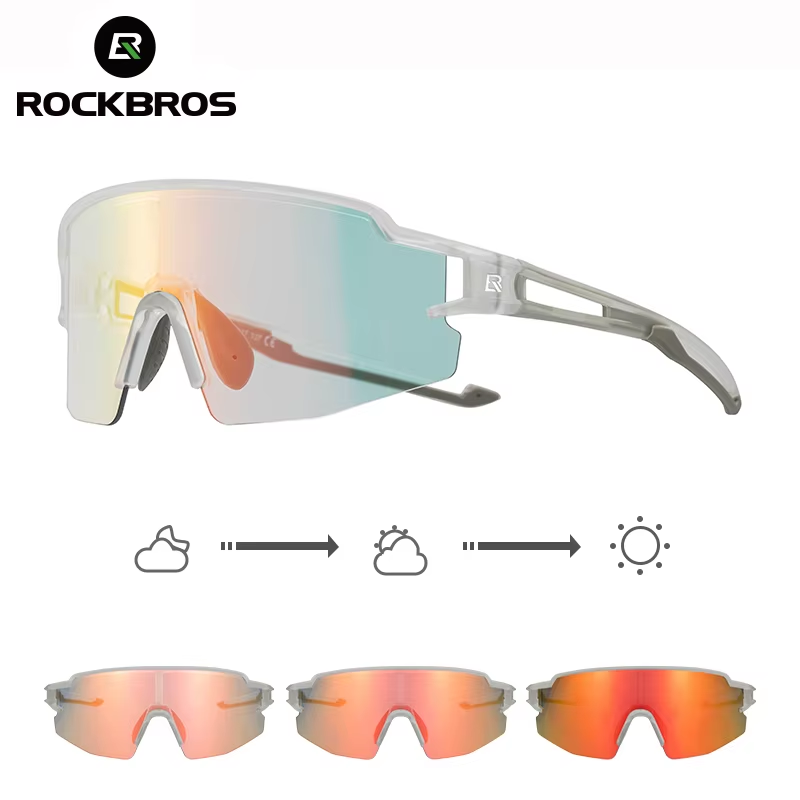 Photochromic Cycling Glasses Men Women Outdoor Sports Hiking Sunglasses Photochr