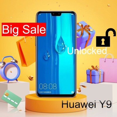 Unlocked Huawei Y9 2019 128GB Android 2 Year Warranty Multi-Language Support