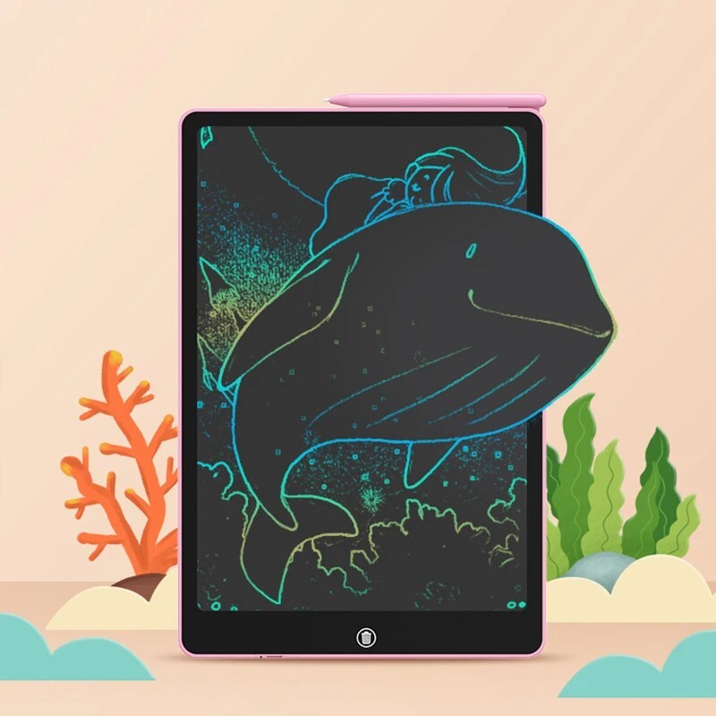 Tablette D'Ã©Criture Lcd BleuÂ  8,5 Pouces Dessin ÃCriture Manuscrite Jouets