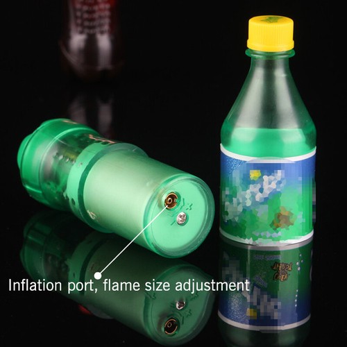 Creative Novelty Bottle Shapp Cigarette Metal Gas Lighter Refillable Collectible