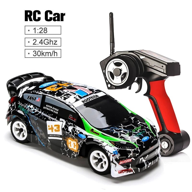 Wltoys K989 RC Car, 1/28 Scale 2.4G Remote Control Car, 4WD 