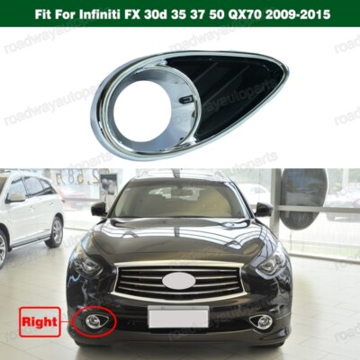 Передний правая ПРОТИВОТУМАННЫХ свет Крышка Окантовка  Infiniti FX 30d 35 37 50 QX70 2009-2015