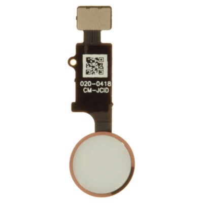 JC Home Button No Bluetooth No Jumper for Apple iPhones 7 to SE White Rose Gold