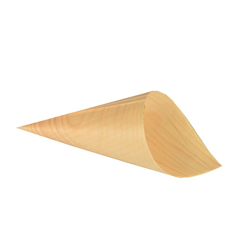 50 Fingerfood Spitztüten Schalen pure Ø 9,5 x 18 cm Einwegtüten Desserttüten