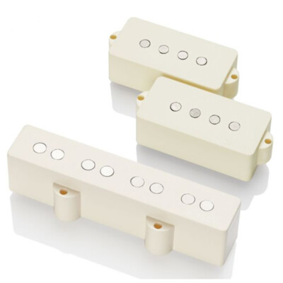 EMG GZR-PJ HZ Geezer Butler Signature Passive P / J Bass Pickup Set, Ivory