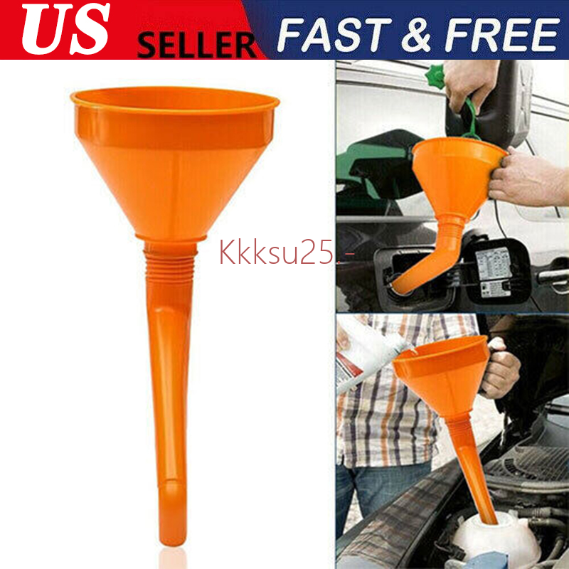 Large Car Water Oil Funnel Detachable Flexible With Handle P