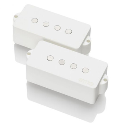 EMG GZR-P HZ Geezer Butler Signature Passive P-Bass Pickup Set, White