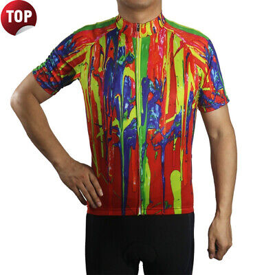 Cycling Jersey Red Bike Wear Short Shirt Road Ride Clothes Race Special Jacket