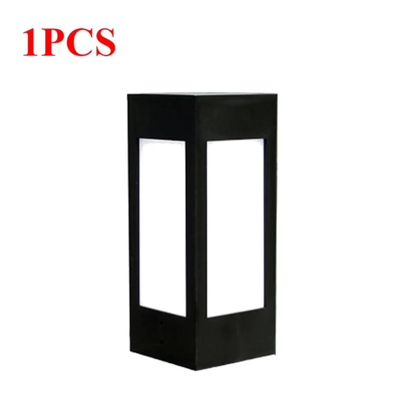 1-4PCS Solar Fence Post LED Cap Light Waterproof Outdoor Garden Yard Pool Lamp S