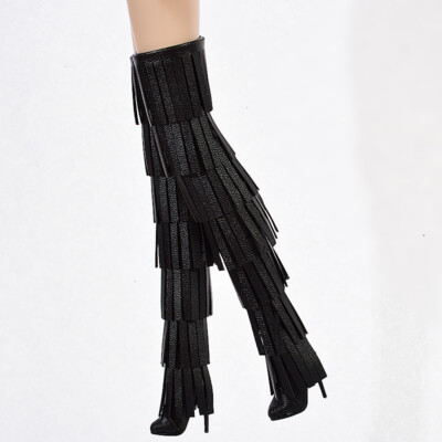 Tassel  Boots Shoes Fit 12'' Fashion Royalty Meteor east 59th 1/6 MUSES JAMIEshow