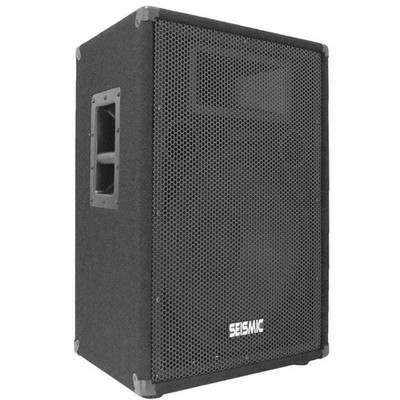 Seismic Audio 15" PA Speaker Cabinet Passive 2-Way Titanium Horn FL-15PSingle