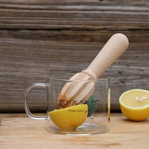 Wooden Lemon Squeezer Hand Press Juicer Fruit Orange Citrus Extractor ReameY;im