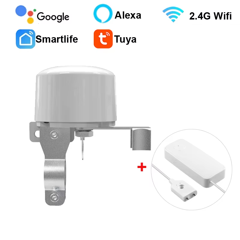 Tuya Smart Wifi Valve Gas Pipe Faucet Controller Remote Control Water leakage Al