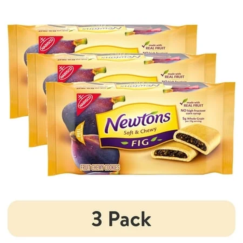 (3 Pack)  Soft & Fruit Chewy Fig Cookies, (Fig Bars), 10 Oz