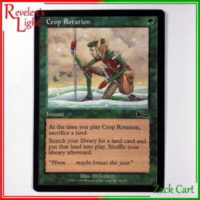 Crop Rotation - Hand Painted MTG Alter - Christmas Magic - Revelen's Light