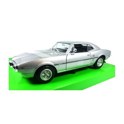 Welly 22502 Pontiac Firebird Argent Maßstab 1:24 Maquette de Voiture Neuf °