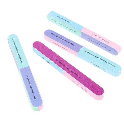 1pc Sechsseitige Polierstreifenschwamm Nails Datei Multifunktional Nagelblock 
