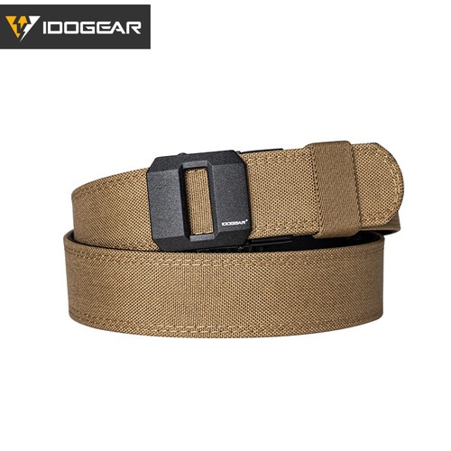 IDOGEAR Tactical Belt 1.5" Sturdy Ratchet Nylon Gun Belt Rigid Heavy Duty Army