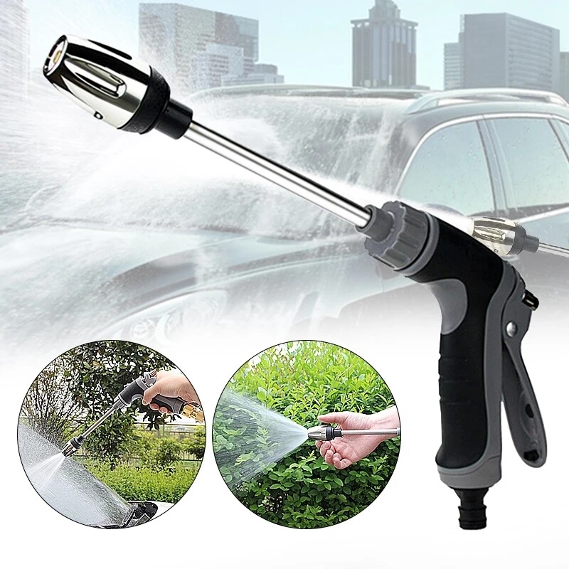 High Pressure Power Washer Water Spray Gun Nozzle Wand Attachment Garden Hose