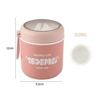 Contenitore per alimenti termico per zuppe in acciaio inossidabile da 510 ml