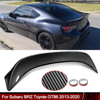 L Style Trunk Spoiler For Scion FR-S Subaru BRZ Toyota GT86 2013-20 Carbon Look
