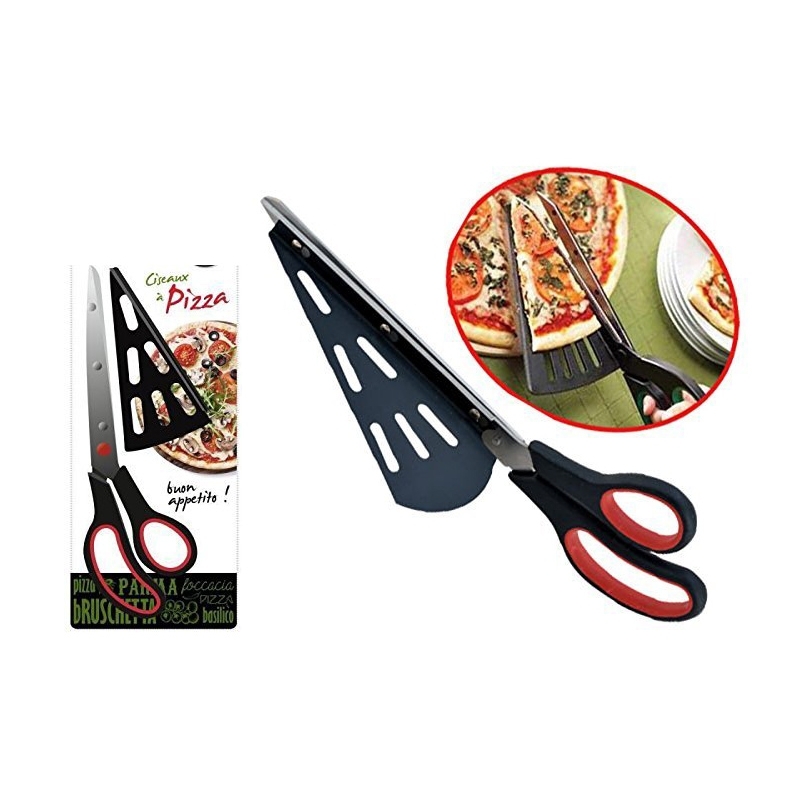 Forbice Taglia Pizza Con Paletta Removibile Multifunzione Con Lama Acciaio dfh