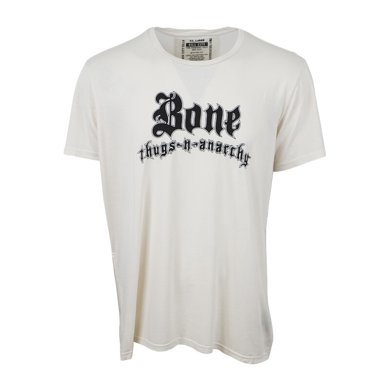 

МУЖСКАЯ ФУТБОЛКА KILL CITY BONE HUGS AND ANARCHY SOFT, Бежевый