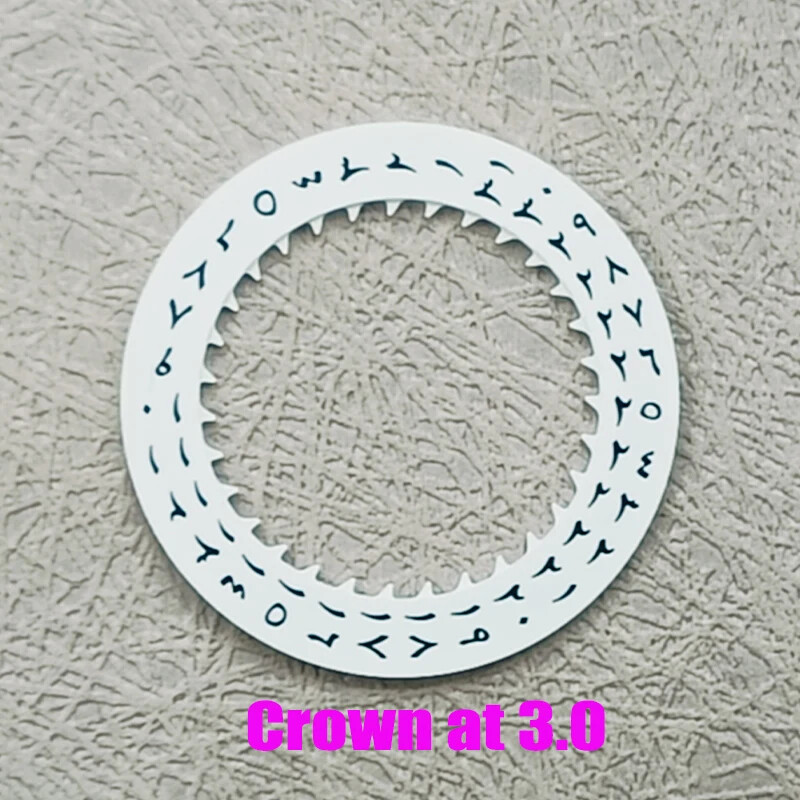 Arabic Date Disk Wheel