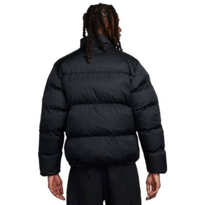 Pre-owned Nike Men's  Puffer Sportswear Jacket - Fb7368-010 In Black