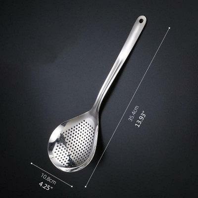 Stainless Steel Skimmer Strainer Slotted Spoon Colander Mesh Deep Fryer Scoop