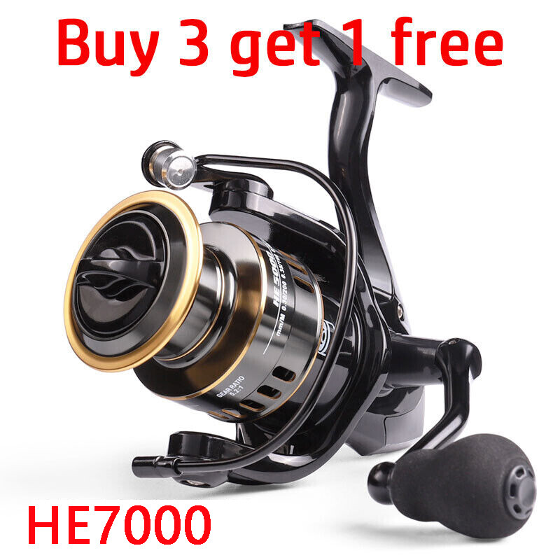 Metal Spinning Fishing Reel 5.2:1 Saltwater Freshwater Right Left Hand Reel USA