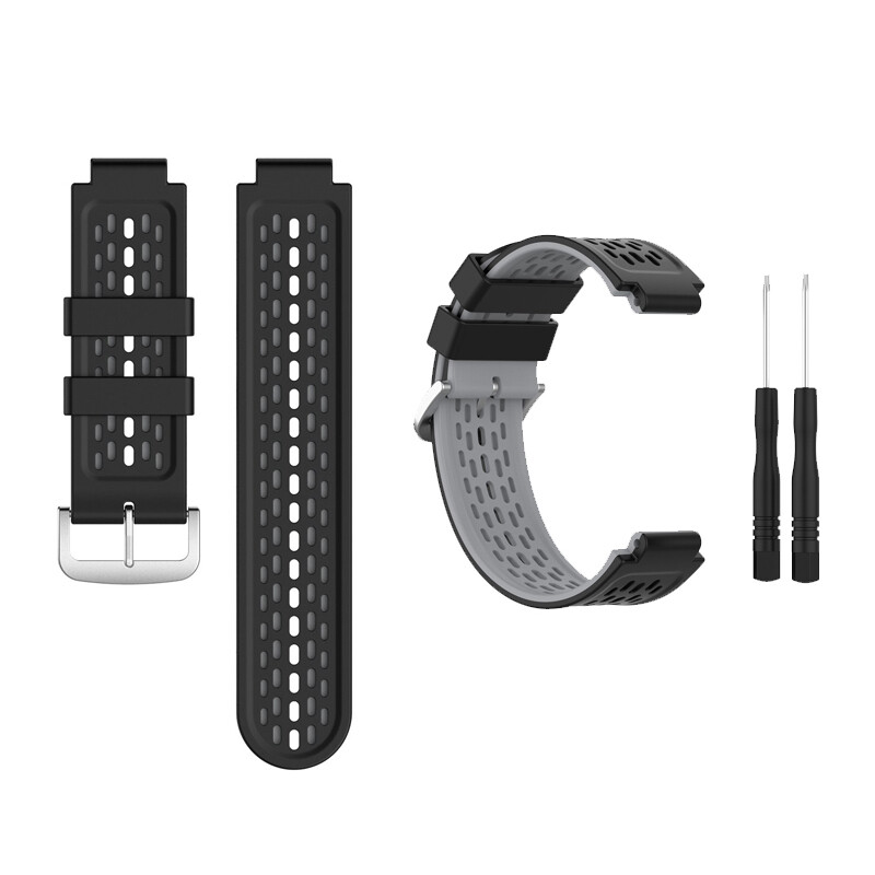 Silicone Black Wrist Band for Garmin Approach S2/S4 GPS Golf Watch/Vivoactive
