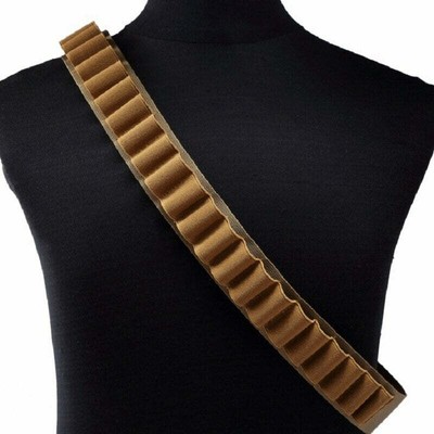 Hunting 26/50 Rounds Bandolier Belt 12 Gauge Cartridge Bulle