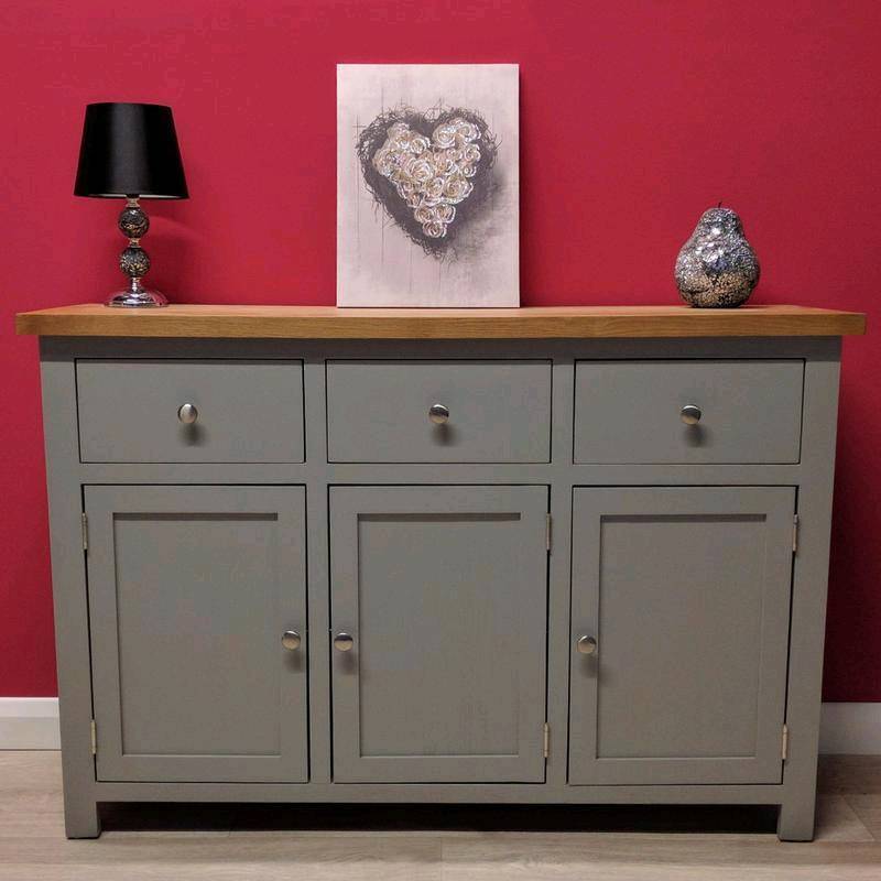 Large Painted Grey Oak Sideboard in Bournemouth, Dorset Gumtree